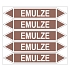Značení potrubí, emulze